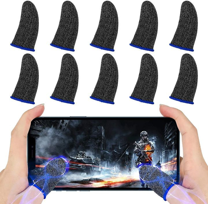 Sweat-Resistant Mobile Gaming Finger Sleeves