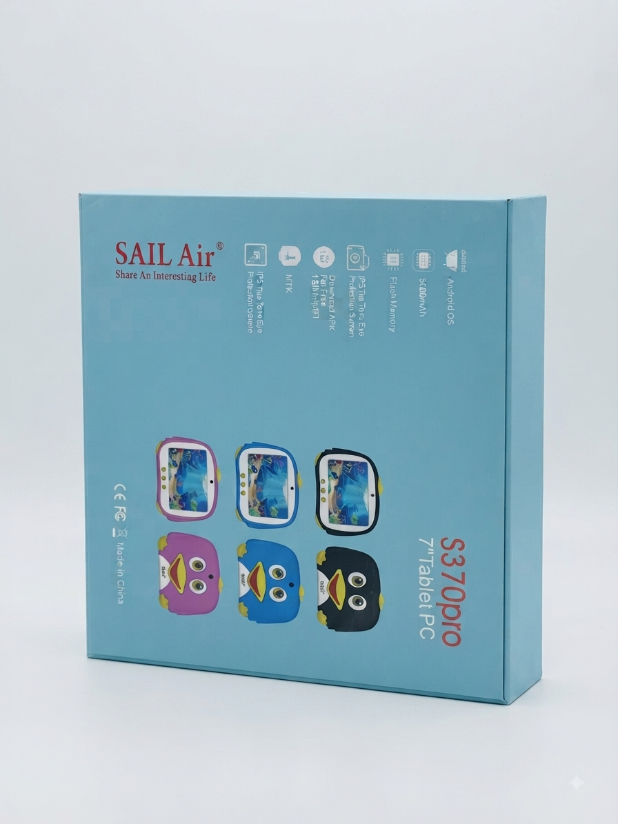 SAIL Air S370 Pro 7-Inch Kids Tablet, WiFi & SIM