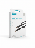 DADU 65W Super Fast Type-C to Type-C Cable – Metal Braided Fast Charging Cable