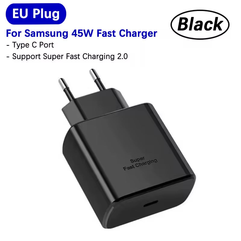 Samsung 45W USB-C PD Fast Charger, EU/US