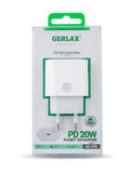 GERLAX GA-31PS 20W USB-C PD Fast Charging Adapter