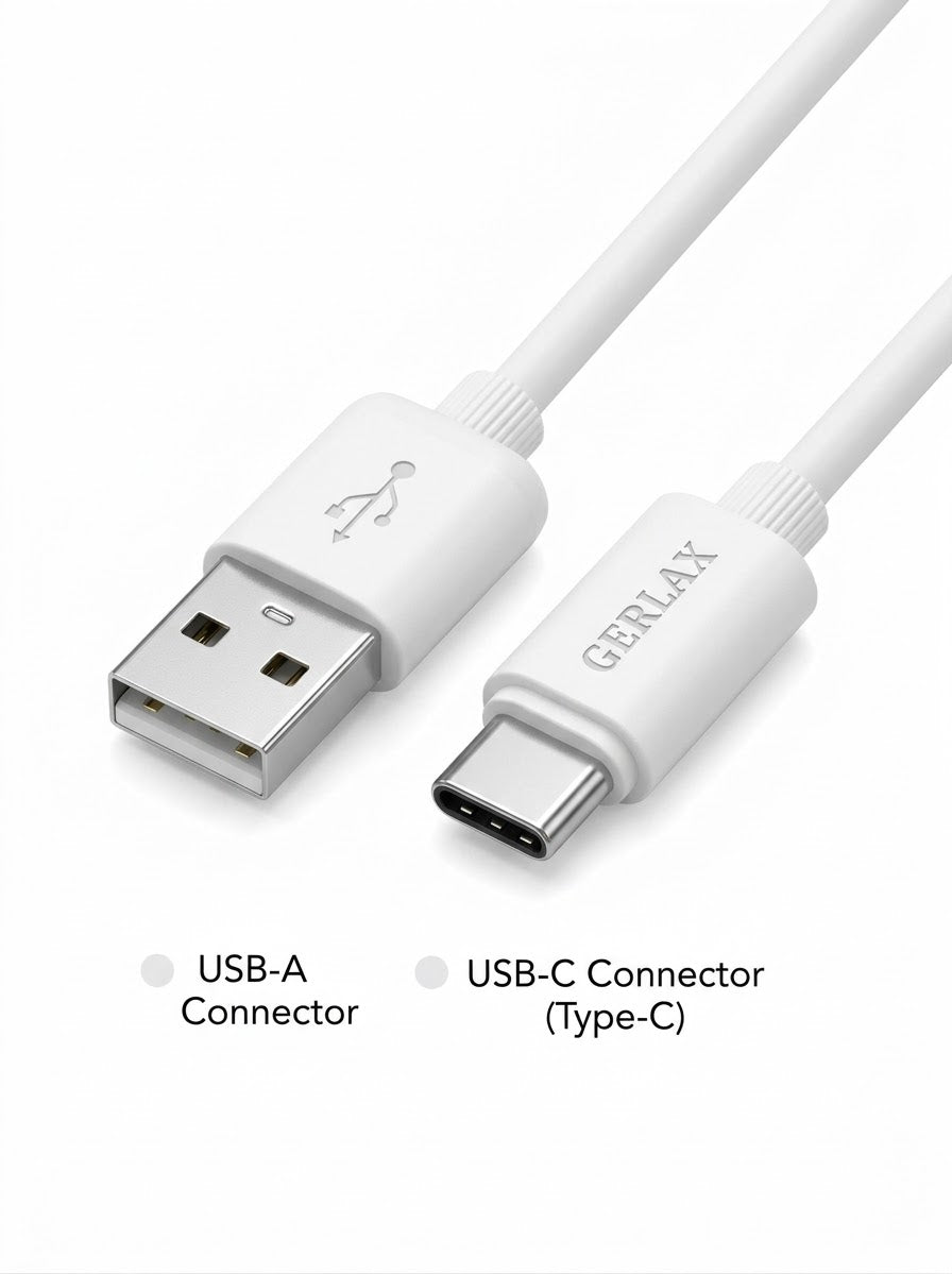 GERLAX L42T 6A USB-A to Type-C Silicone Fast Charging Cable