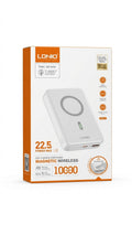 LDNIO PQ16 10000mAh Magnetic Wireless Power Bank – 22.5W Fast Charging