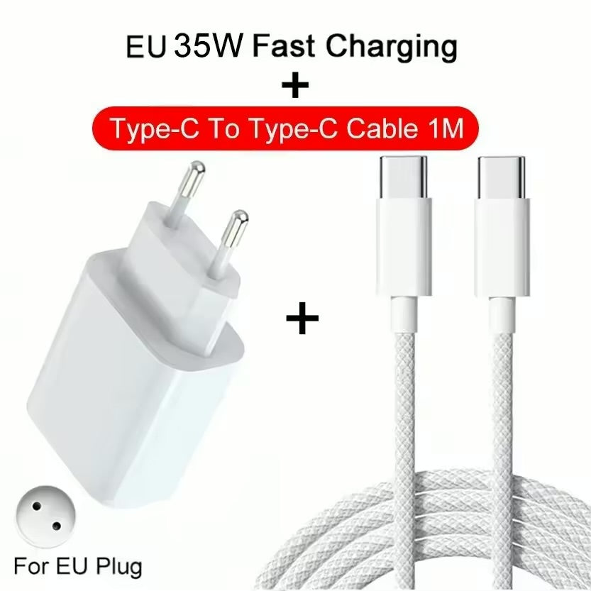 35W USB-C Adapter to USB-C Fast Charging Cable