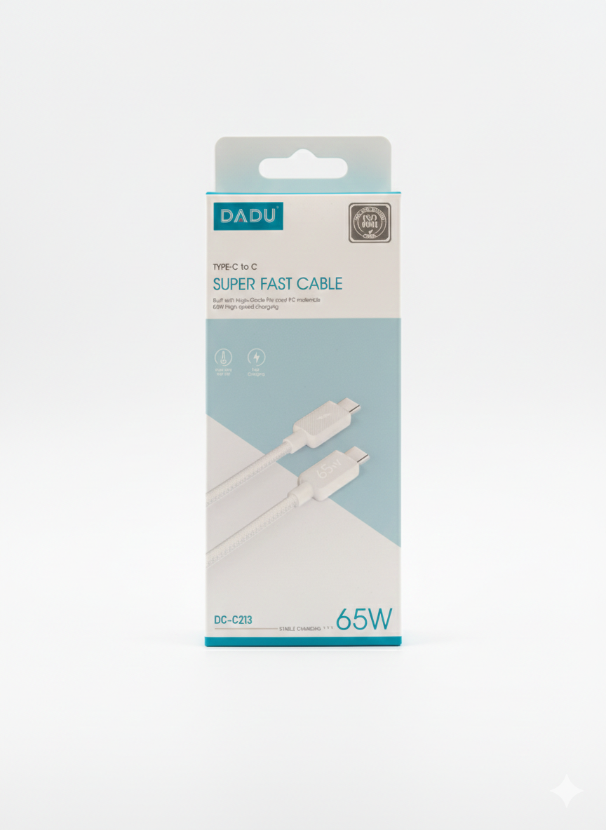 DADU DC-C213 65W USB-C to USB-C Cable