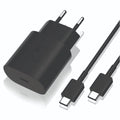 25W USB-C Fast Charger for Samsung, Black