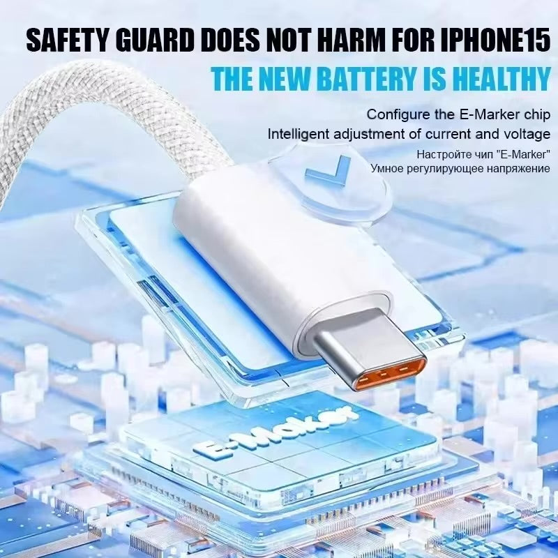 35W USB-C Adapter to USB-C Fast Charging Cable