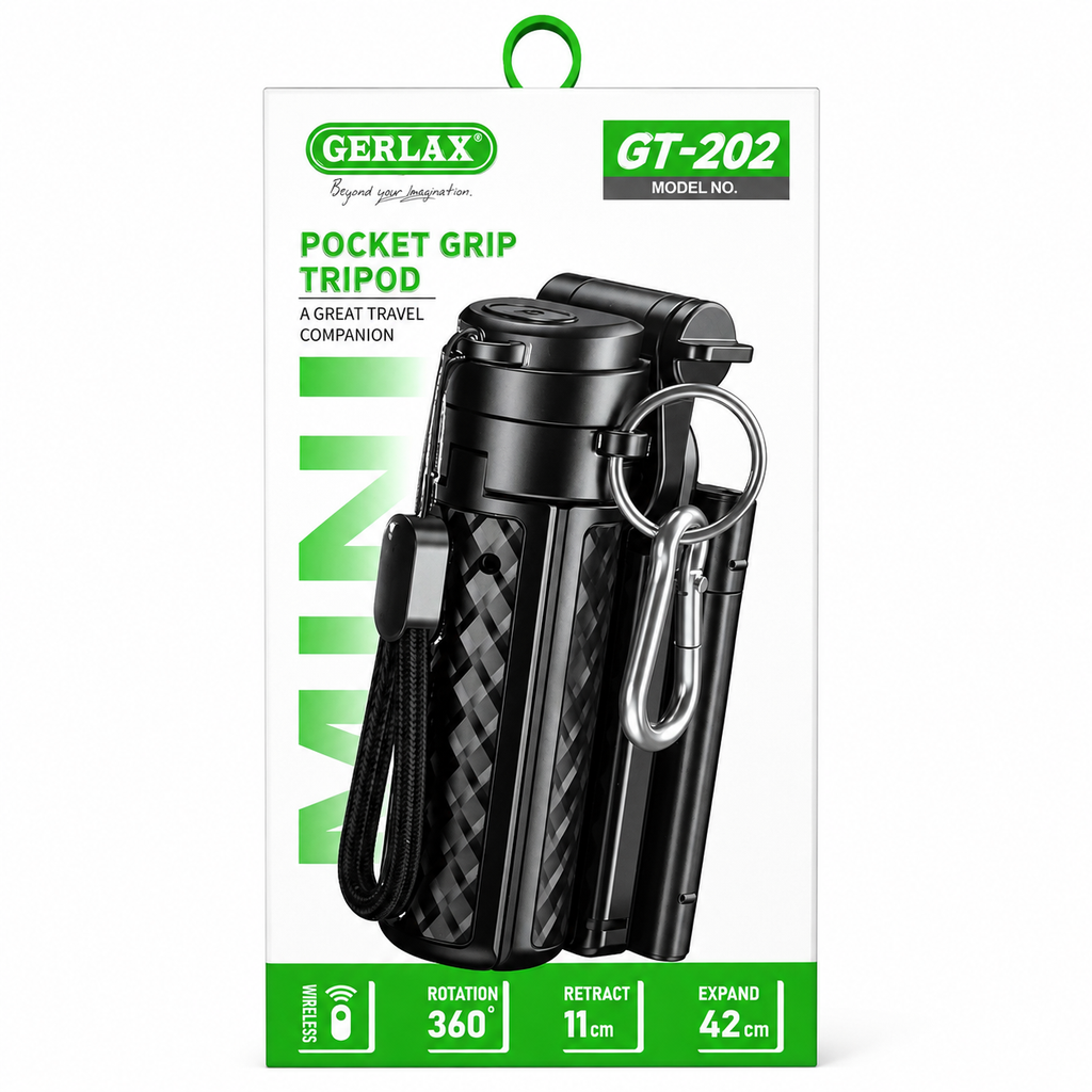 GERLAX GT-202 Pocket Tripod & Remote